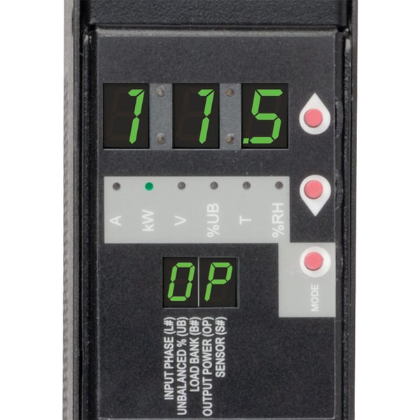PDU, 3-Ph, Monitored, 11.5kW, 52 C13, 6C19, 0U
