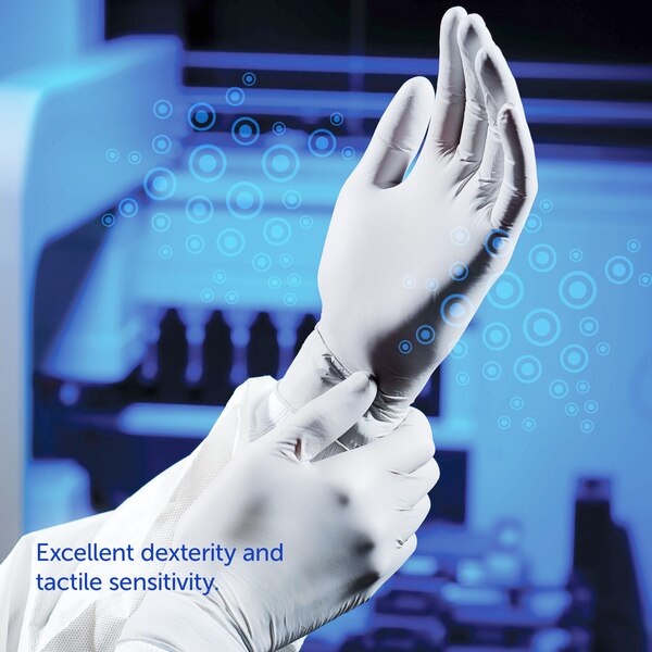 Exam Gloves, Nitrile, Powder Free, Gray, XL, 1000 PK
