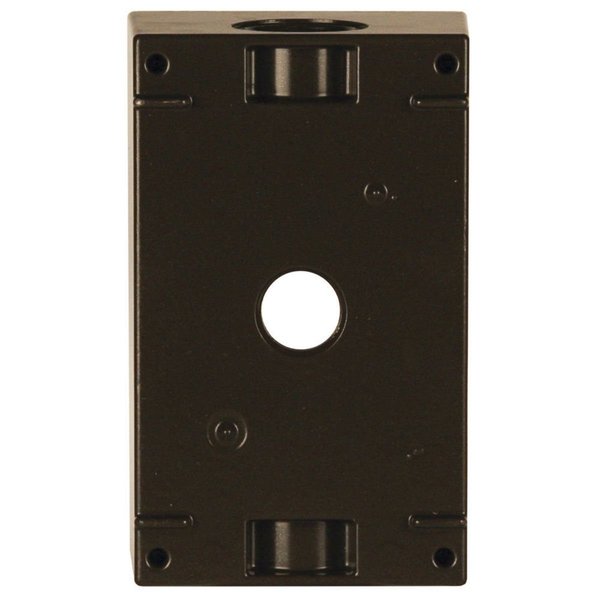 Weatherproof Box, 3 Threaded Outlets 2