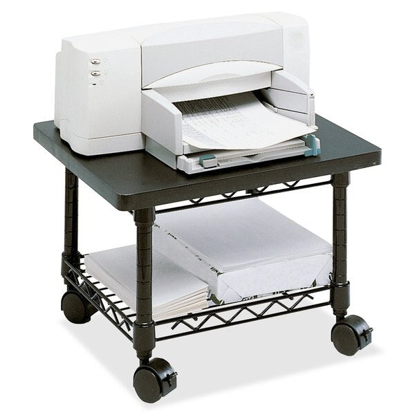 Underdesk Printer/Fax Stand, Black