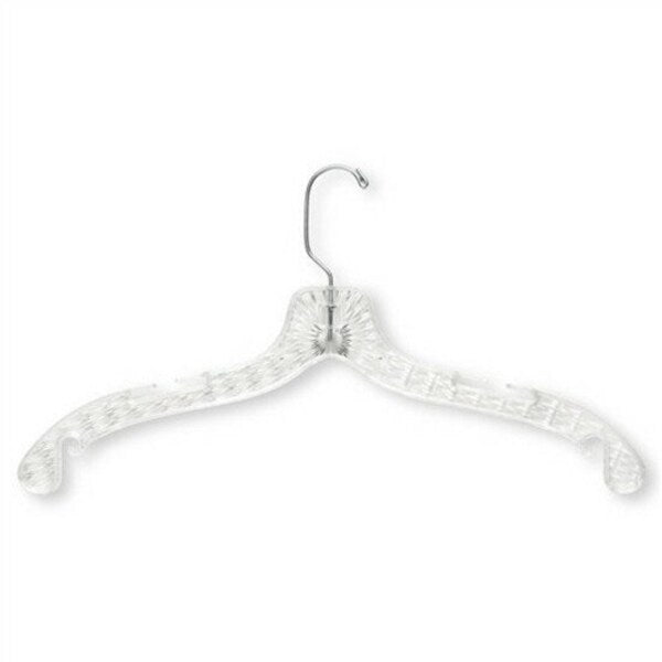 Crystal Cut Dress Hanger, Clear, PK8
