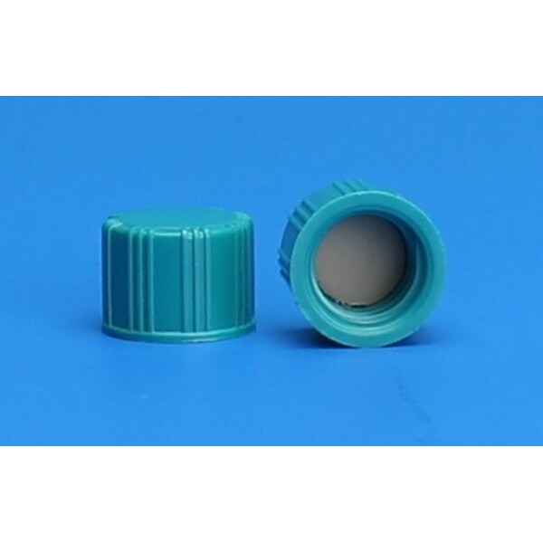 Green Ribbed Thermoset Solid Top, PK1000