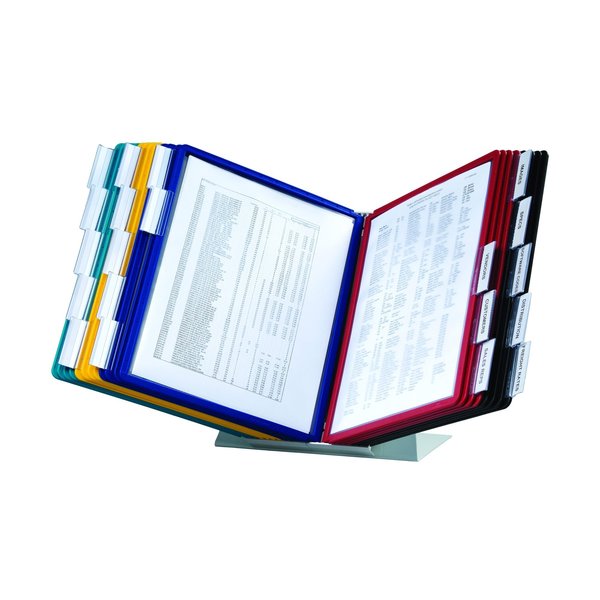 Desk Ref Sys, 20 Panels, Assorted Colors