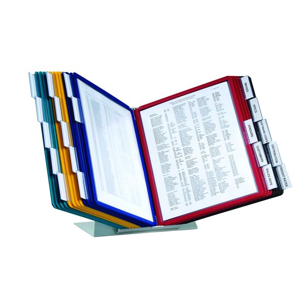 Desk Ref Sys, 20 Panels, Assorted Colors