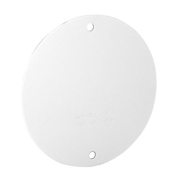 Round Blank Weatherproof Cover, 4.475