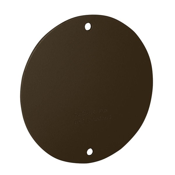 Round Blank Weatherproof Cover, 4.475