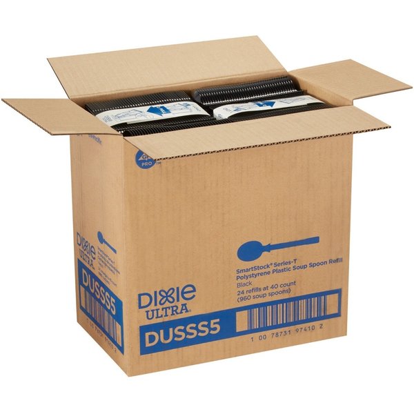 Soup Spoon, Black, Series T, Dixie, PK960