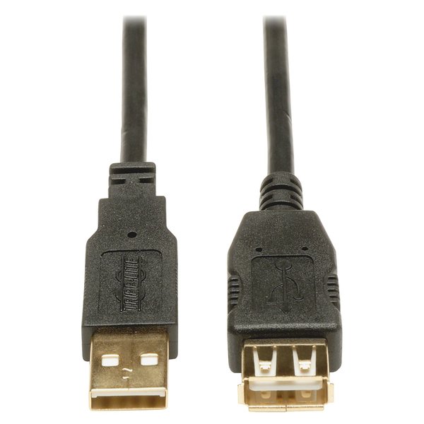 USB 2.0 Cable, Hi-Speed Extension, M/F, 6ft