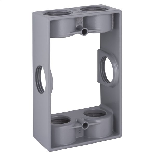 Weatherproof Extension Adapter, 1G, 6 Outl