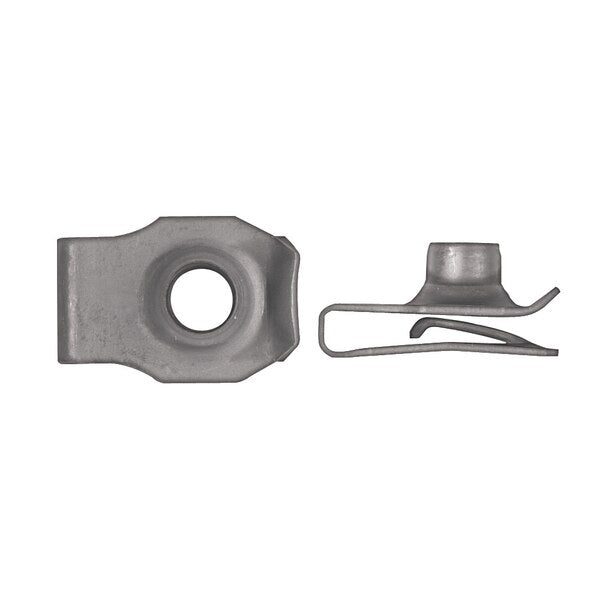 Blk Short Extruded U Nuts 3/8