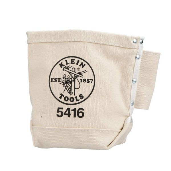 Tool Pouch, No. 4 Canvas, 3 Pockets, Beige, 9