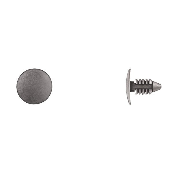Blk Nyln Shield Retainers 1/4