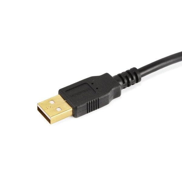 USB 2.0 Cable, 10 ft.L, Black