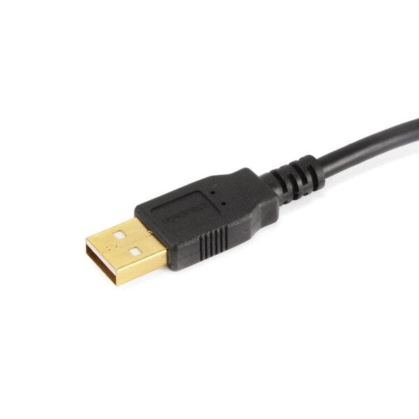 USB 2.0 Cable, 3 ft.L, Black