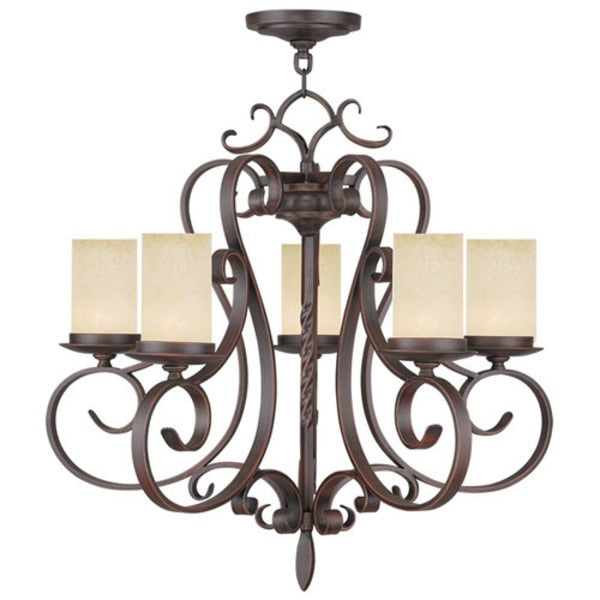 Millburn Manor 5 Light Imperial Bronze Chandelier