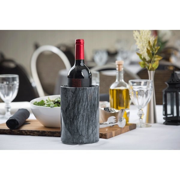 Marble Wine Server, Black, 5 DiaX7