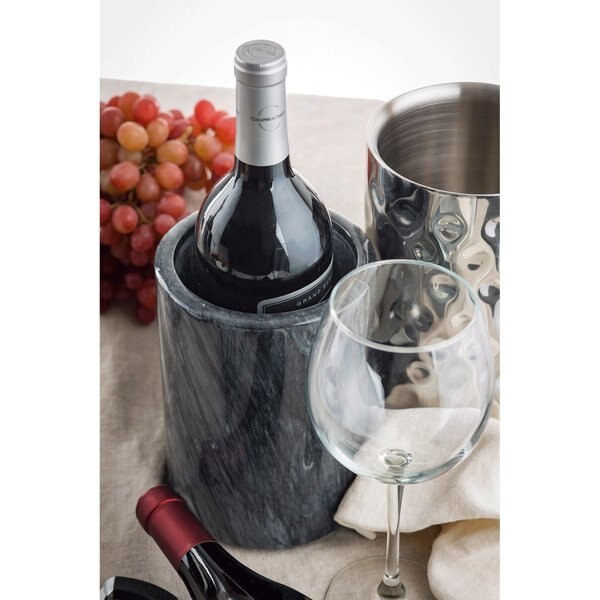 Marble Wine Server, Black, 5 DiaX7