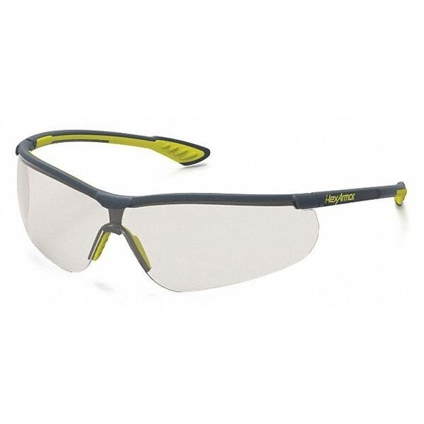 Safety Glasses, VS250, Half-Frame, Anti-Fog Coating, TruShield S, Wraparound, Yellow Lens