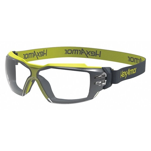 Safety Glasses, MX350, Adjustable Head Strap, Full-Frame, Anti-Fog Coating, TruShield S, Clear Lens