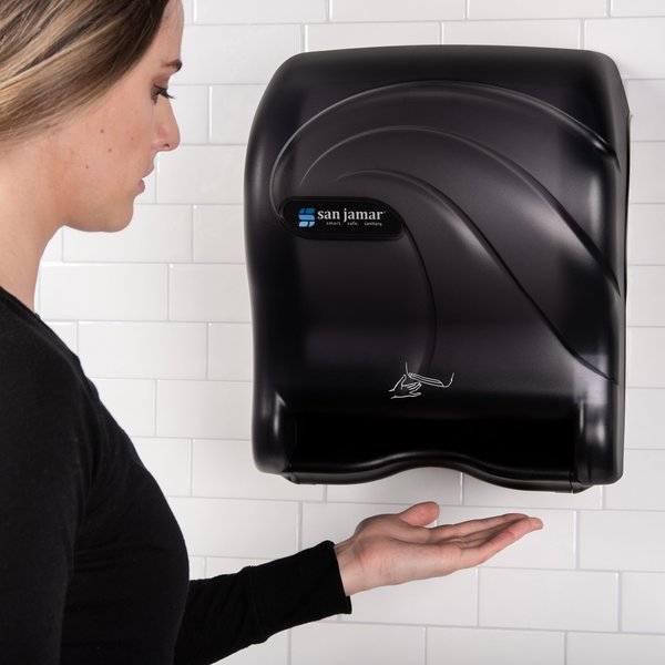 Towel Dispenser, Oceans, Black