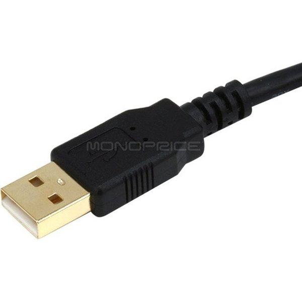 USB 2.0 Extension Cable, 10 ft.L, Black