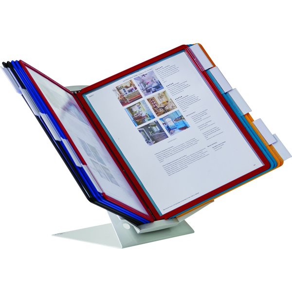 Rotating Desk/Wall Ref Sys, 10 Pnls, Asst