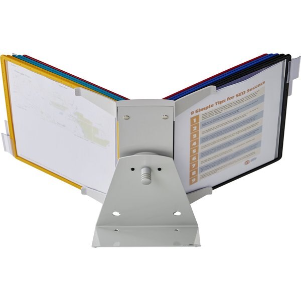 Rotating Desk/Wall Ref Sys, 10 Pnls, Asst