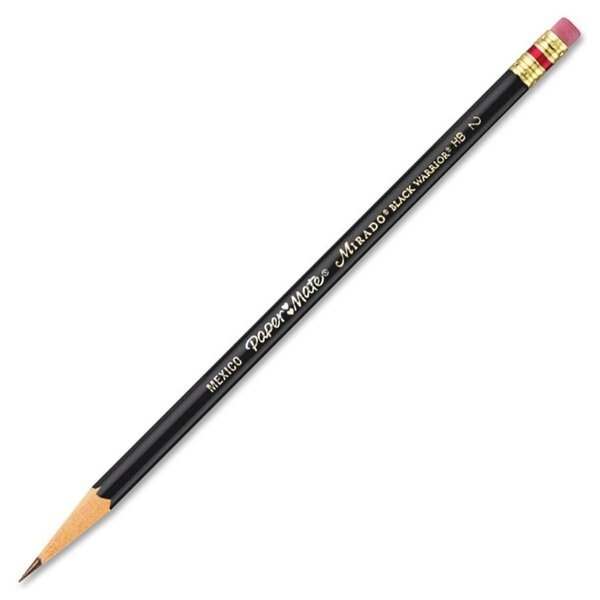 Woodcase Pencil, #2 HB, Black, PK12