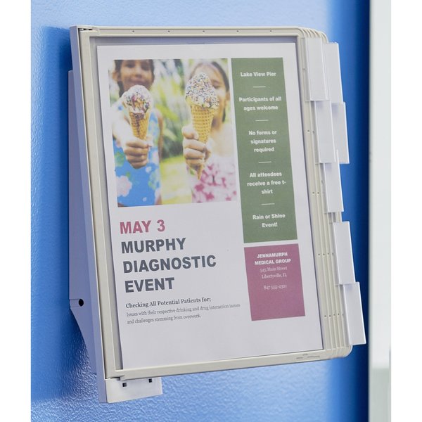 Wall Ref Sys, 10 Panels, Gray