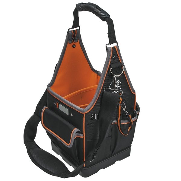 Tool Tote, 1680D Ballistic Weave, 20 Pockets, Black/Orange, 17