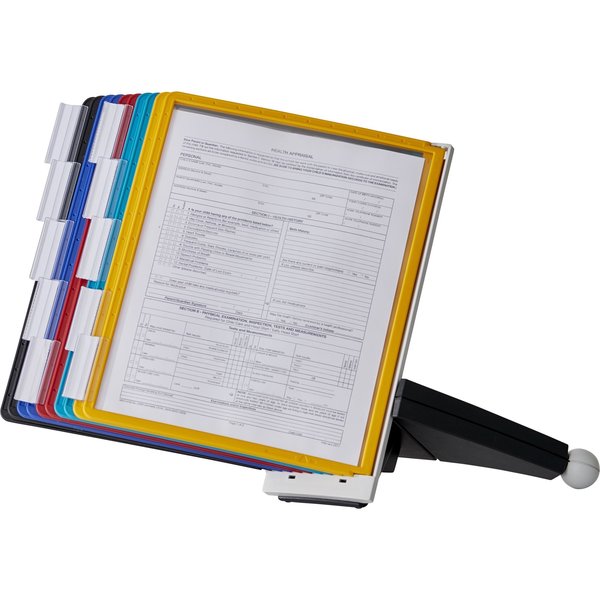 Desk Ref Sys, 10 Panels, Assorted Colors