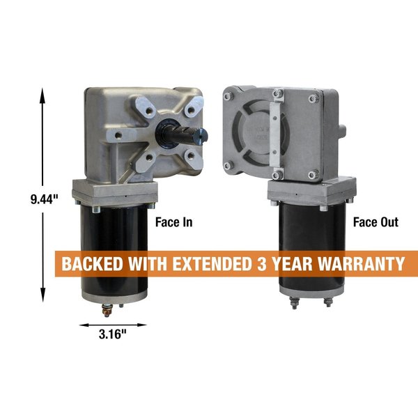 Tarp Gear Motor, 600W, 0.8 HP