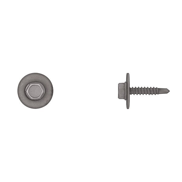 Blk Finish Tek Trim Screws 4.2-1.41X20mm 17mm Washer