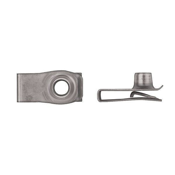 Blk Long Extruded U Nuts 8-1.25mm PR .010