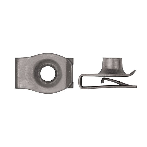Blk Short Extruded U Nuts 10-1.50mm PR .90-6.00mm PK10