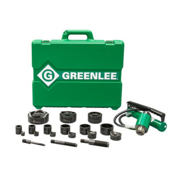 25 Piece Hydraulic Punch Driver Set, 10 ga Mild Steel or 12 ga Stainless Steel