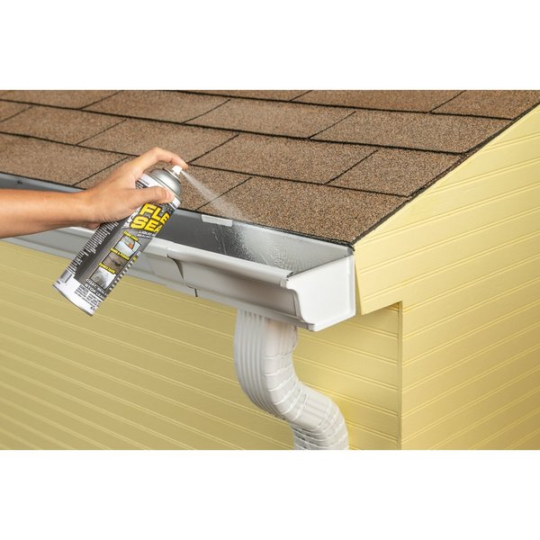Leak Sealer, 14 oz, Rubber Base, White