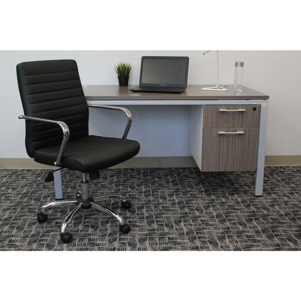Task Chair, Fixed, Black