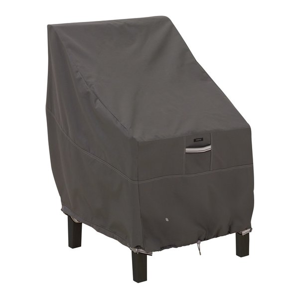 Ravenna High Back Patio Chair Cover, Grey, 35
