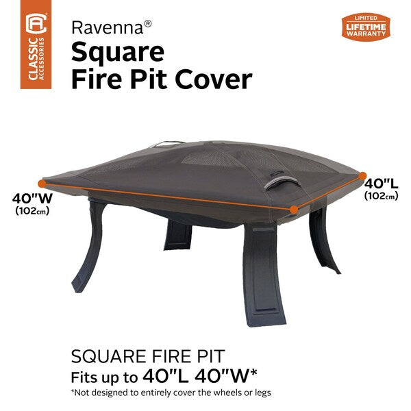 Fire Pit Cover, Cover, Sqr. Fire Pit, Grey