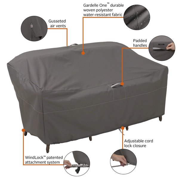 Ravenna Large Patio Loveseat Cover, 90