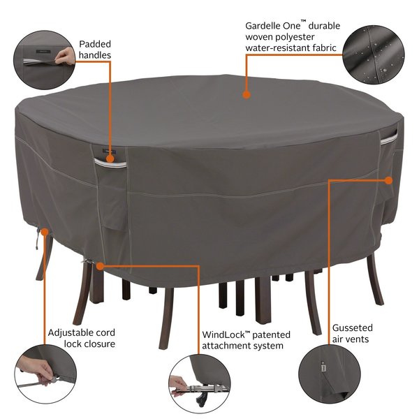 Ravenna Medium Round Table/Chair Cover, 72