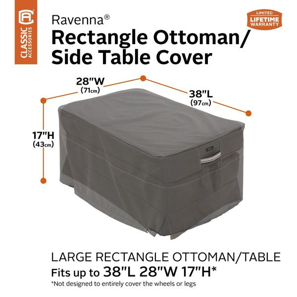 Ravenna Large Rectangle Ottoman/Table Cover, 40