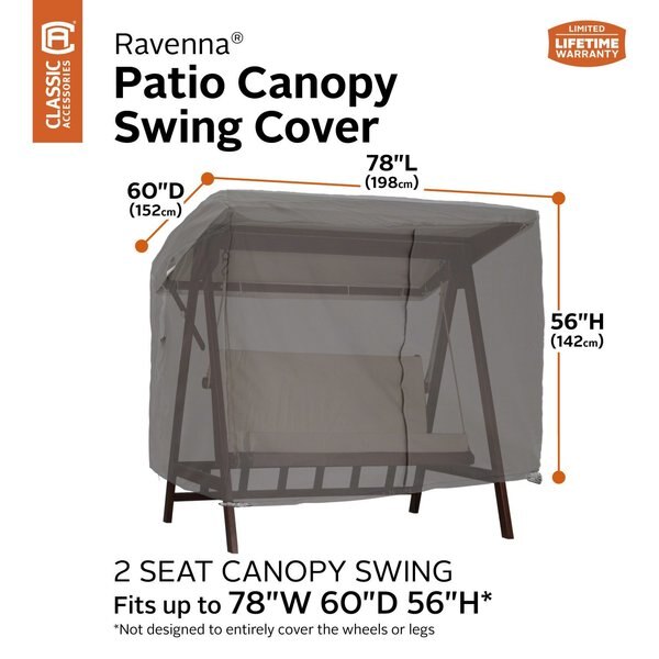 Cover, Patio Canopy Swing, Grey