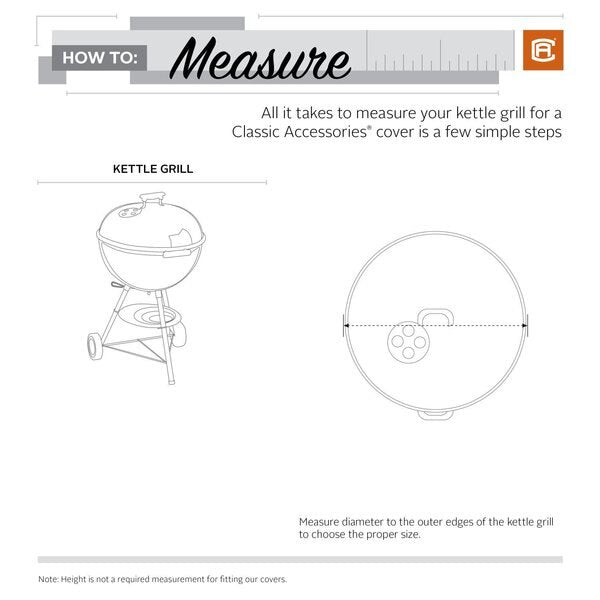 Cover, Grill, Patio Kettle BBQ, Grey