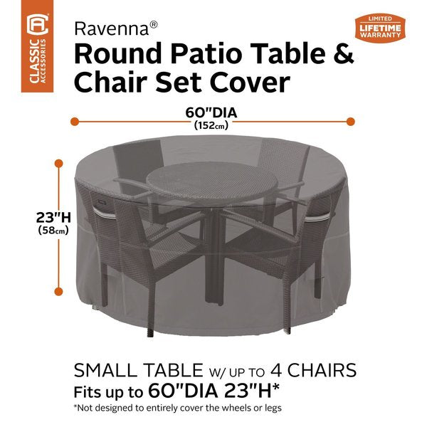 Ravenna Small Patio Table/Chair Set Cover, 62