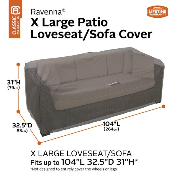 Ravenna XL Patio Sofa/Loveseat Cover, 104