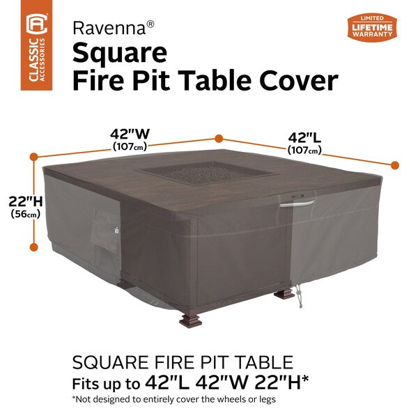 Cover, Sqr. Fire Pit, Grey