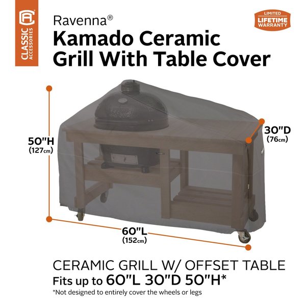 Cover, Kamado Grill, Offset Table