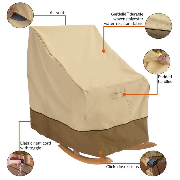 Veranda Patio Rocking Chair Cover, Large
